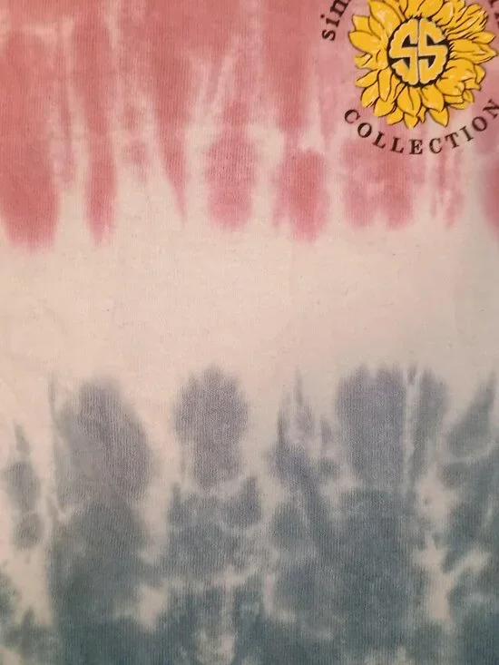 Simply Southern/Long Sleeve Shirt/Women Medium Tie Dye Carpe Diem Preppy Casual - Picture 4 of 8